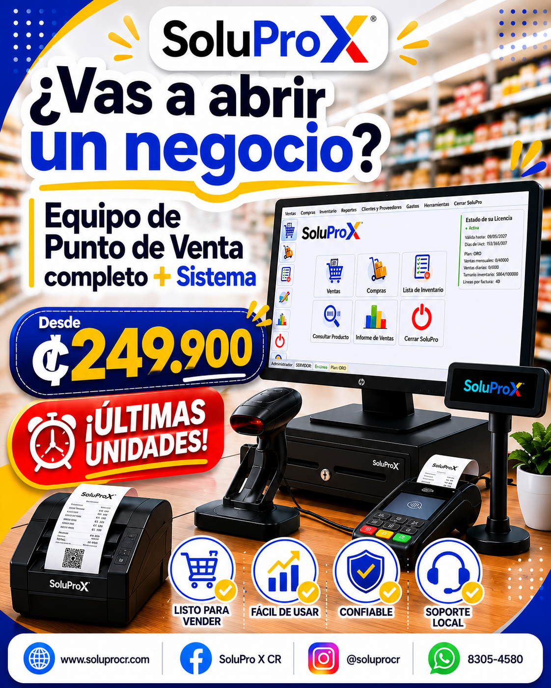 Combo equipo + SoluPro X